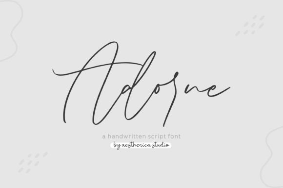 Adorne: The Handwritten Typeface That Elevates Campaigns