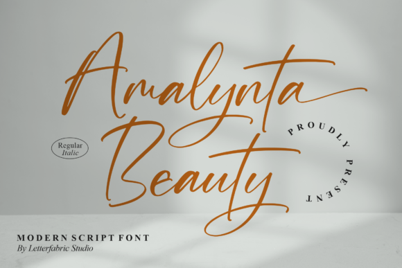 Amalynta Beauty: A Handwritten Font for Editorial Elegance
