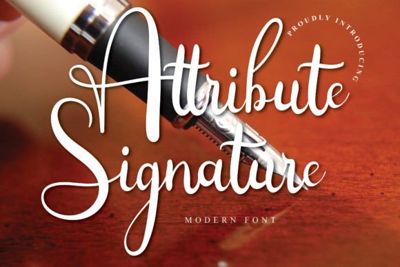 Attribute Signature: A Modern Typeface for Digital Branding