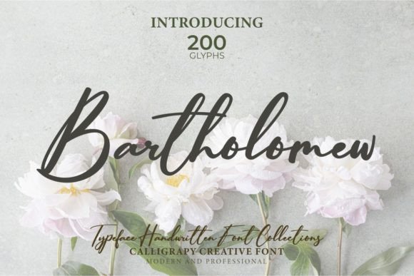 Bartholomew: A Flowing Script Font for Modern Web Design