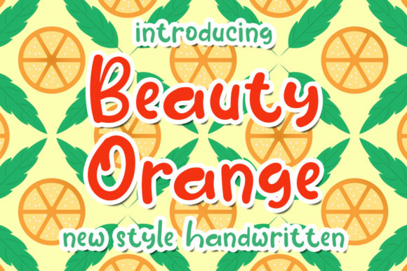 Beauty Orange: A Vibrant Script for Bold Branding