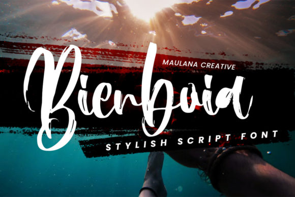 Bienboia Font Review: A Brushed Script for Modern Branding
