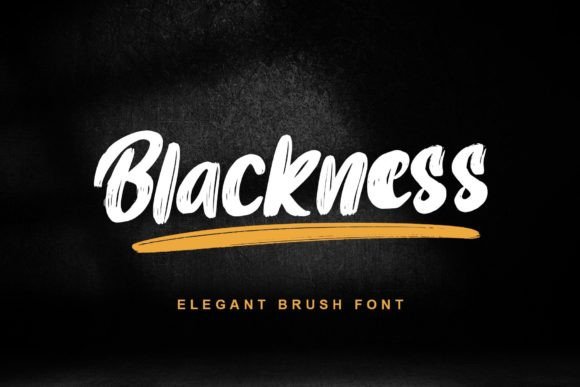 Blackness: A Handwritten Typeface for Bold Web Design