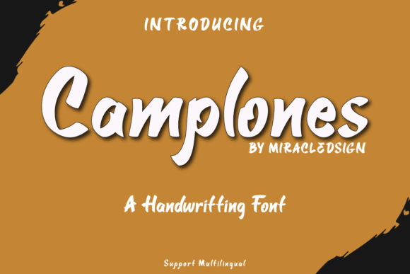 Camplones: A Handwritten Typeface for Editorial Warmth