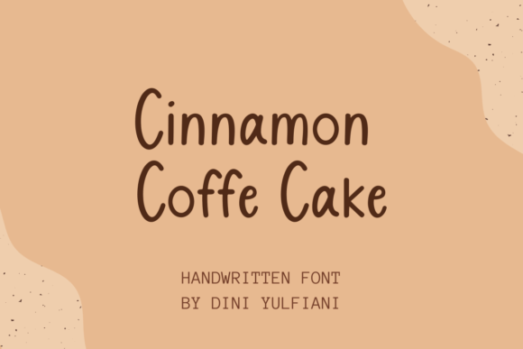 Cinnamon Coffe Cake: A Handwritten Typeface for Editorial Design