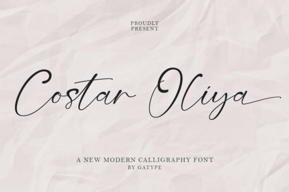 Costar Oliya: The Script Font That Transforms Brand Identity