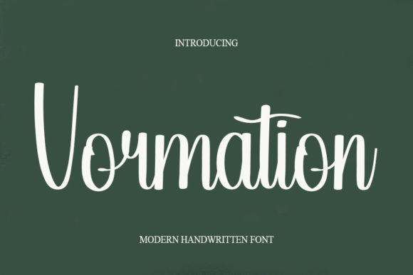 Elevate Your Brand with the Vormation Typeface