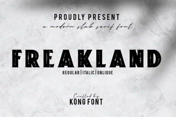 Freakland: A Playful Font for Memorable Branding