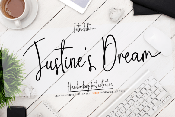 Justines Dream: The Handwritten Font That Elevates Campaigns