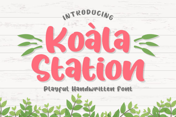 Koala Station: A Playful Handwritten Font for Web Design