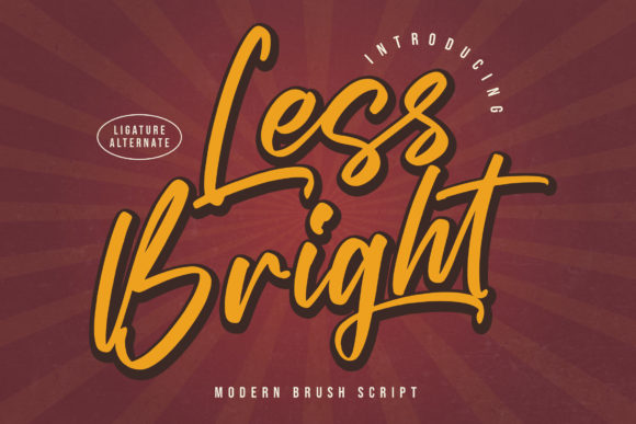 Less Bright: A Handwritten Typeface for Editorial Calm