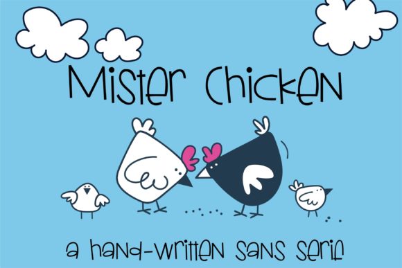 Mister Chicken: A Playful Font for Handmade Brands