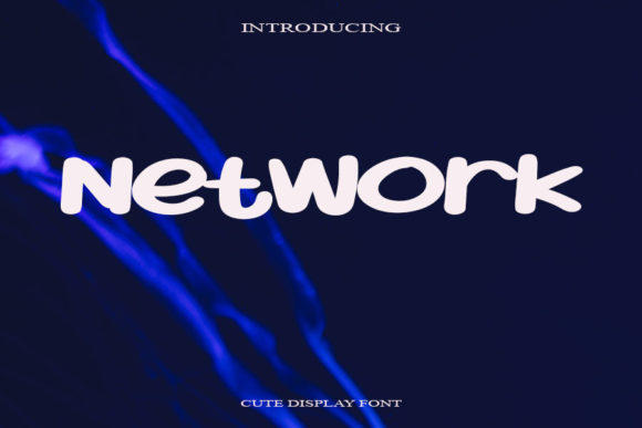 Network Font: A Modern Script for Authentic Brand Identity