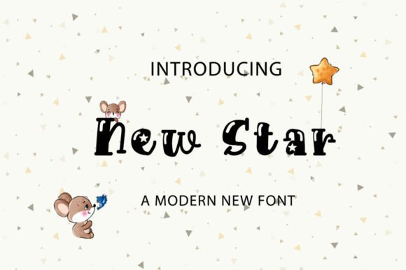 New Star: A Polished Serif Font for Small Business Branding