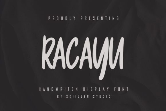 Racayu: The Modern Handwritten Font for Bold Marketing