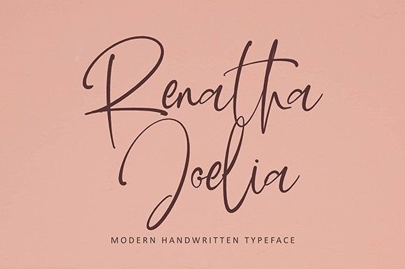 Renatha Joelia: The Script Font for Scroll-Stopping Marketing