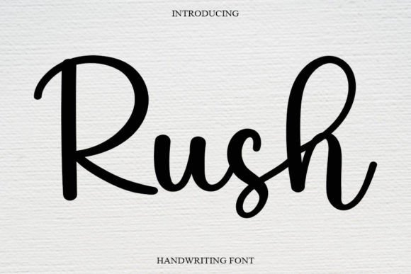 Rush Font: Elevating Web Design with Handwritten Elegance