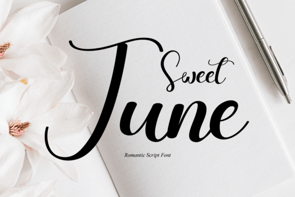 Sweet June: A Script Font for Elegant Branding