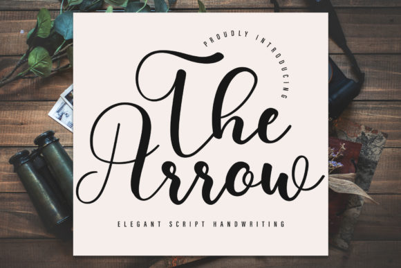The Arrow: A Chic Script Font for Modern Web Design