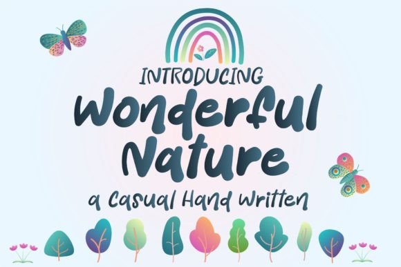 Wonderful Nature: The Handwritten Font for Authentic Branding